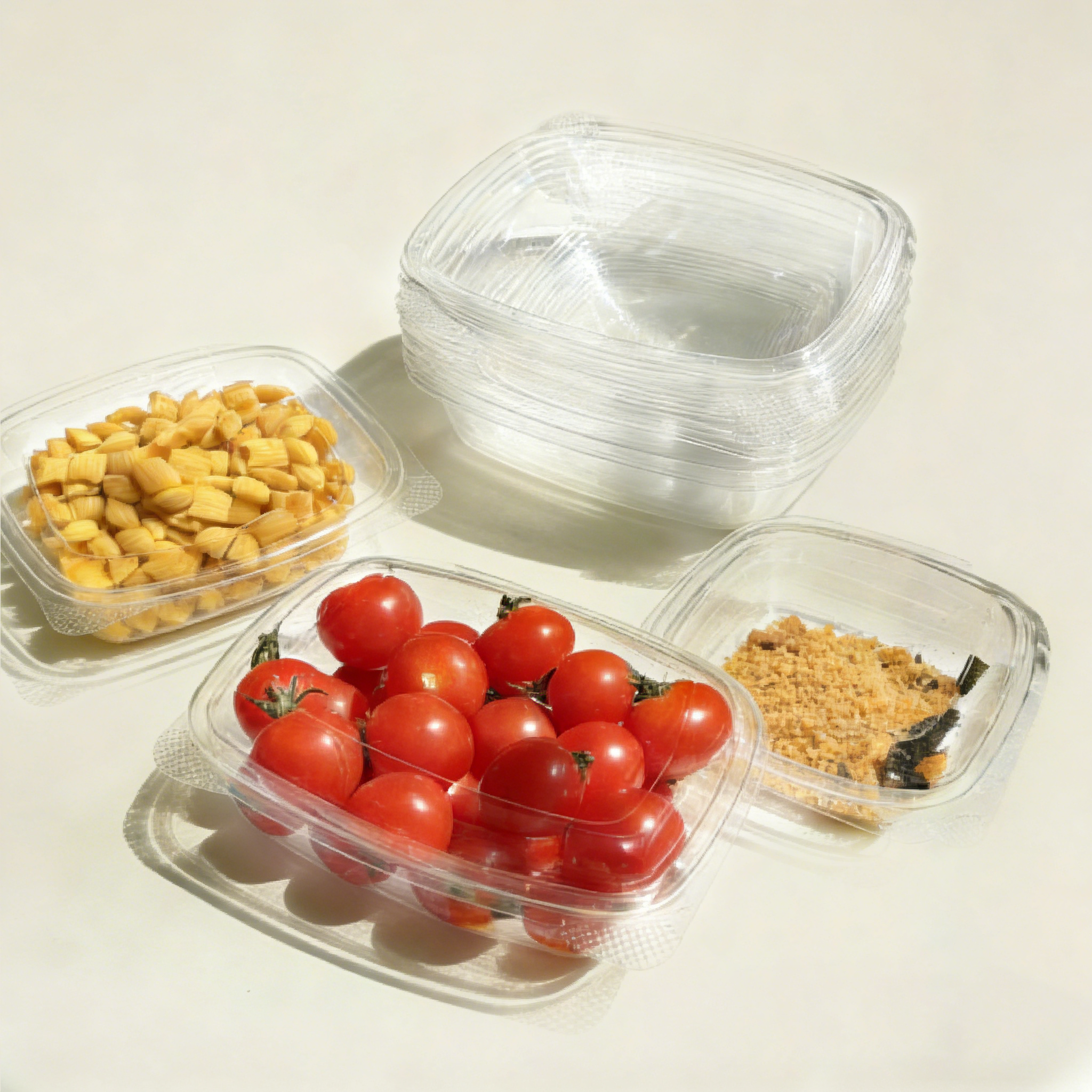 PLA Hinged Food Container