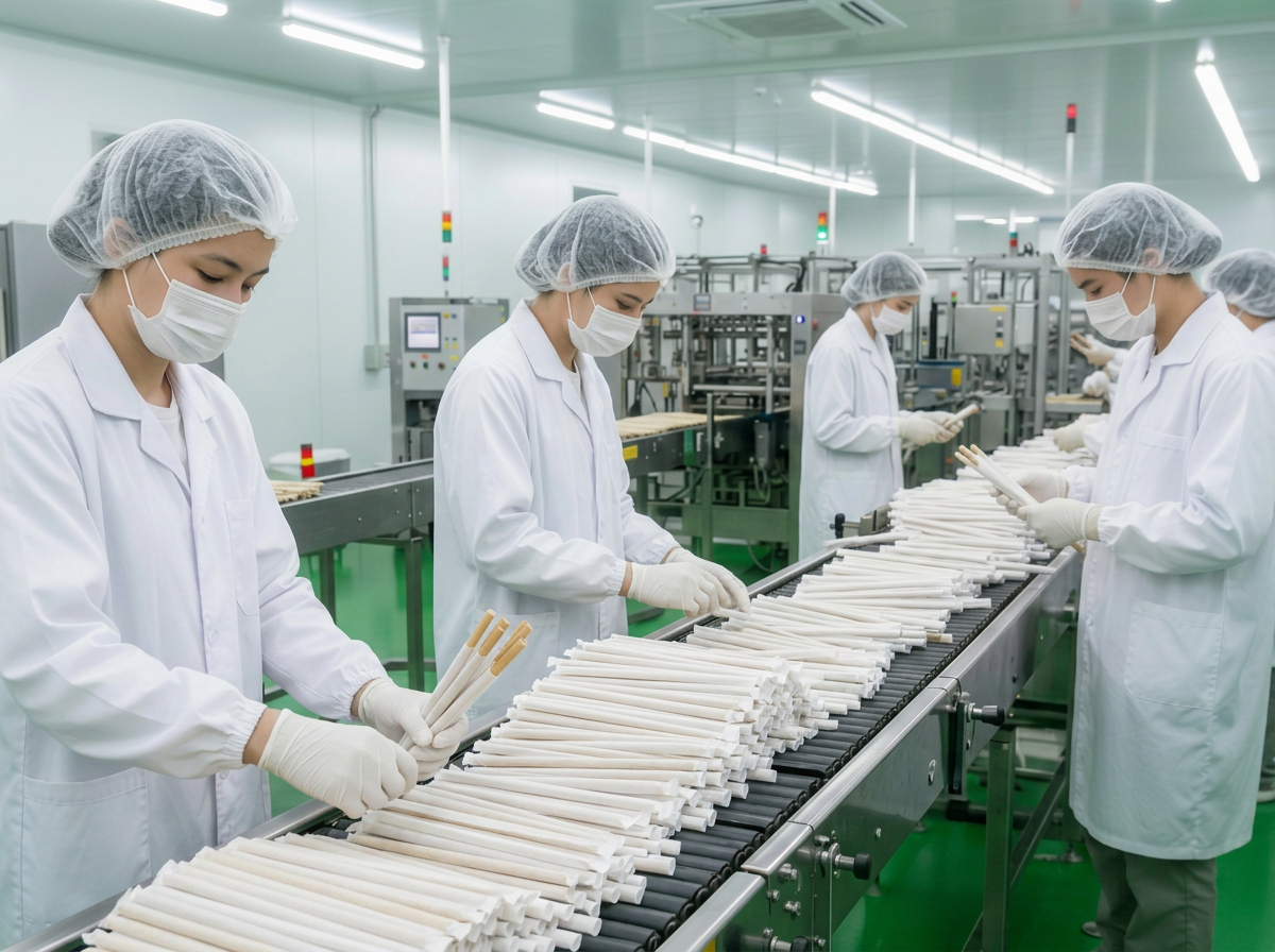Sugarcane straw manufacturing production line